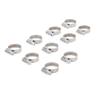 BGS Colliers inoxydable 16 x 25 mm 10 pièces