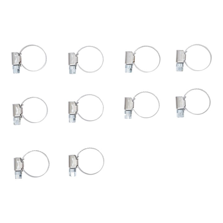 BGS Colliers inoxydable 16 x 25 mm 10 pièces