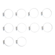 BGS Colliers inoxydable 40 x 60 mm 10 pièces-3