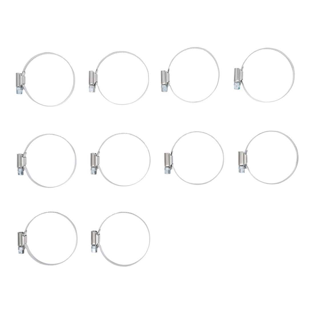 BGS Colliers inoxydable 40 x 60 mm 10 pièces