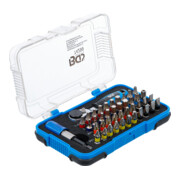 BGS Color-bitset met bitratel, aandrijving buitensleutel 6,3 mm (1/4"), 43-dlg.