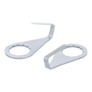 BGS Coltello da taglio, mezzotondo, 9291 2x24mm, 2pz.