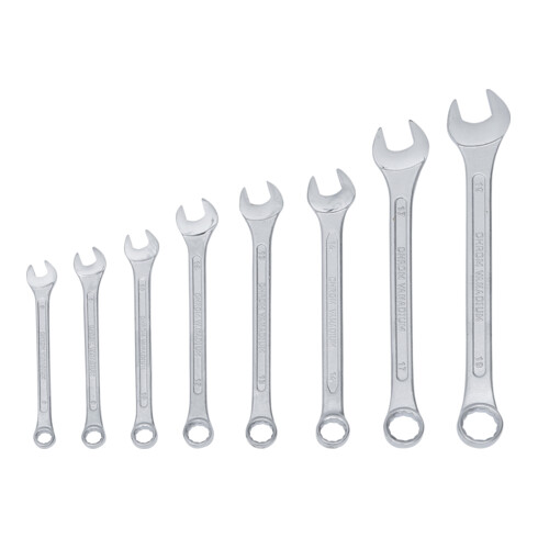 BGS ringsteeksleutelset SW 8 - 19 mm 8 delig