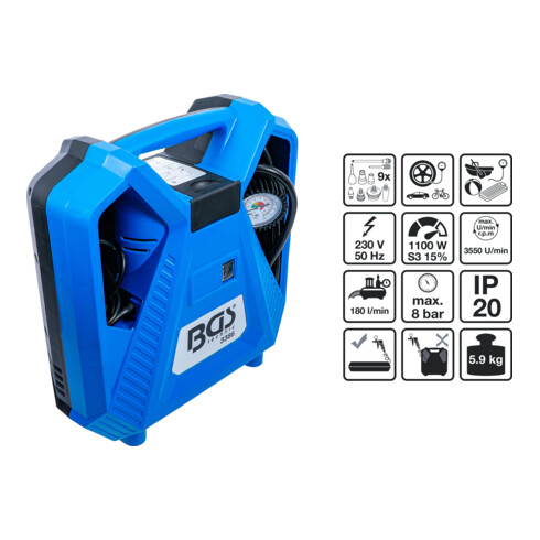 BGS Compressore d'aria mobile
