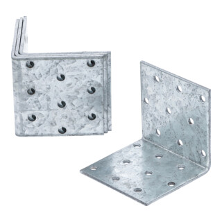 BGS Connecteurs d’angle, 60 x 60 x 60 mm, 4 pièces