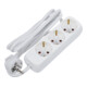 BGS contactdoosstrook 3-voudige voedingskabel 1,4 m 3 x 1,5 mm² IP 20