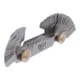 BGS Contafiletti doppio, 52 lamine metriche 0,25 - 6,0mm, Whitworth 4G - 62G-1