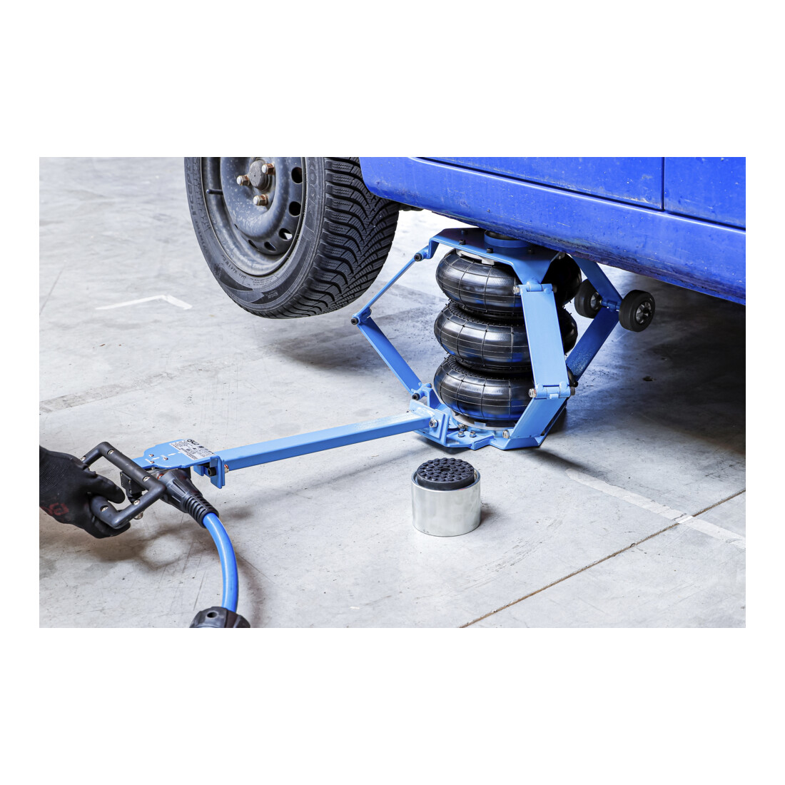 BGS Cric a pallone pneumatico mobile, max. 505 mm, 2000 kg