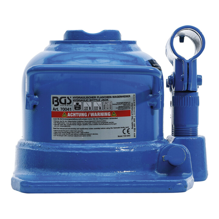 BGS Cric hydraulique pour bouteilles extra plat 10 t