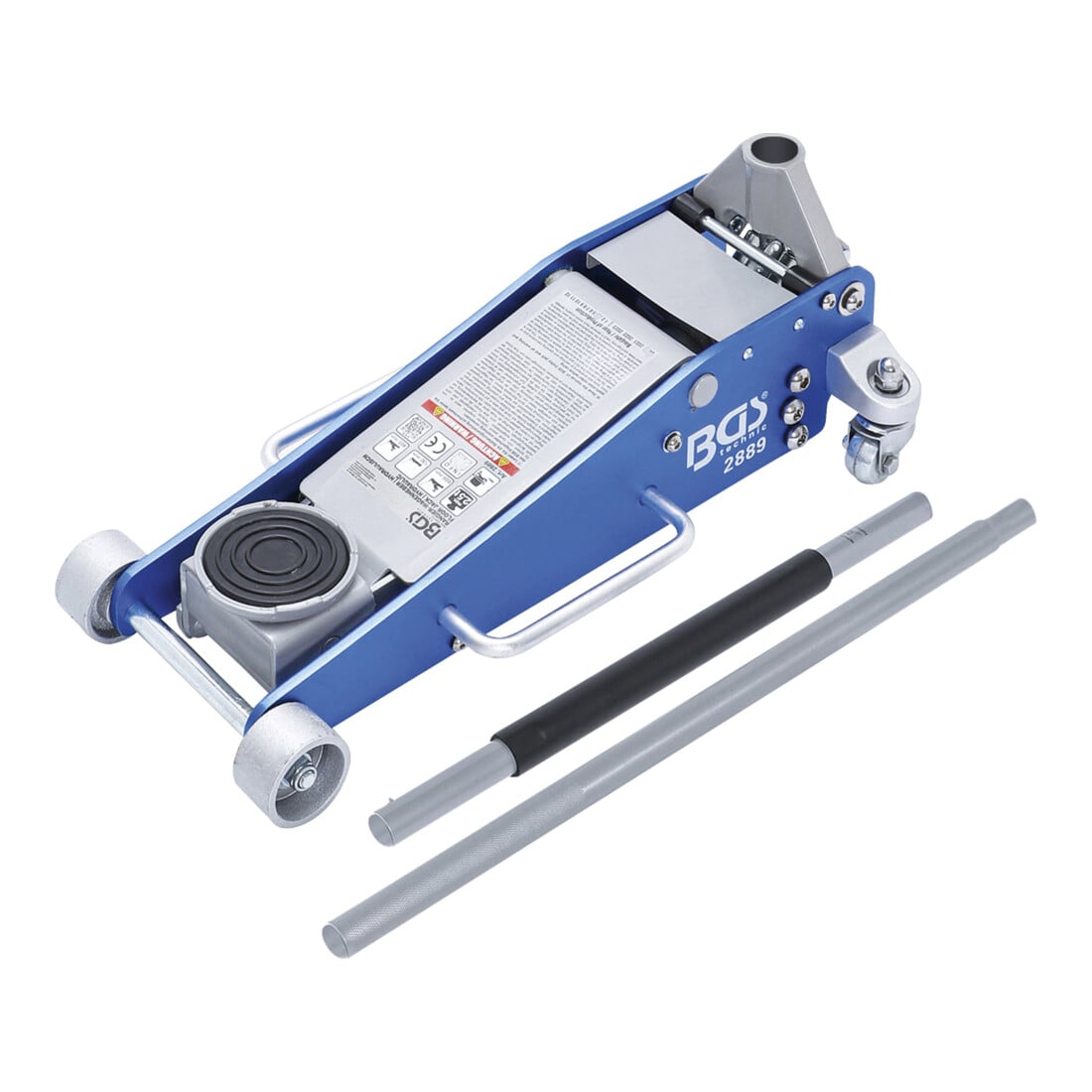 BGS Cric rouleur hydraulique construction aluminium-acier 2,5 t