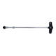 BGS Cricchetto articolato con impugnatura a T, angolabile, uscita quadro esterno 6,3mm (1/4")-1