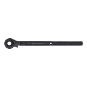 BGS Cricchetto doppia bussola poligonale, con stelo tondo, 19 x 22 mm-2