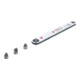 BGS Cricchetto per bit speciali, uscita esagonale ultra sottile da 6,3mm (1/4"), incl. 4 punte speciali-1