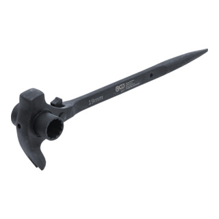 BGS Cricchetto per impalcatori 4 in 1, apertura 19x22mm
