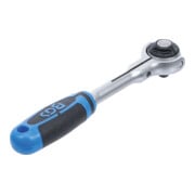 BGS Cricchetto reversibile con testa sferica, uscita quadro esterno 6,3mm (1/4")-5