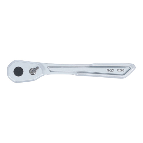 BGS Cricchetto reversibile, extra piatta, dentatura fine, 6,3 mm (1/4")