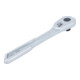 BGS Cricchetto reversibile, extra piatta, dentatura fine, 6,3 mm (1/4")-5