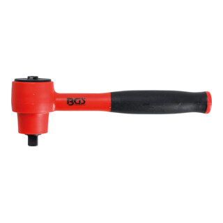 BGS Cricchetto reversibile VDE, a dentatura fine 10mm (3/8") 1000 V