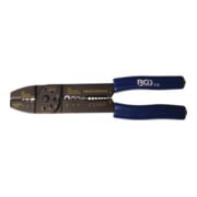 BGS Crimpzange 0,75-6mm2 f.isol. u. unisol.Verbinder blaue Softgriffe