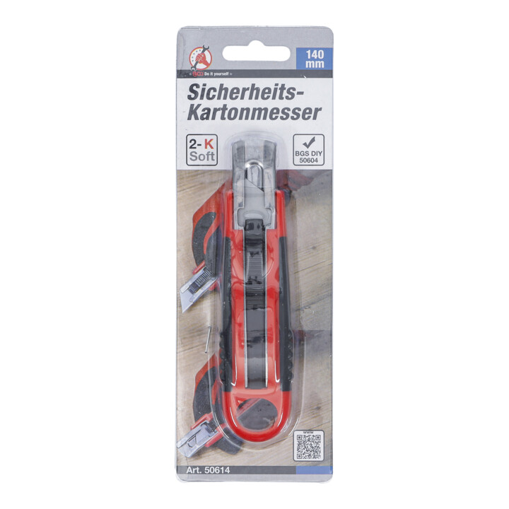 BGS Cutter à carton de sécurité 140 mm