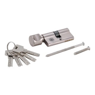 BGS Cylindre de serrures de sécurité avec bouton 60 mm