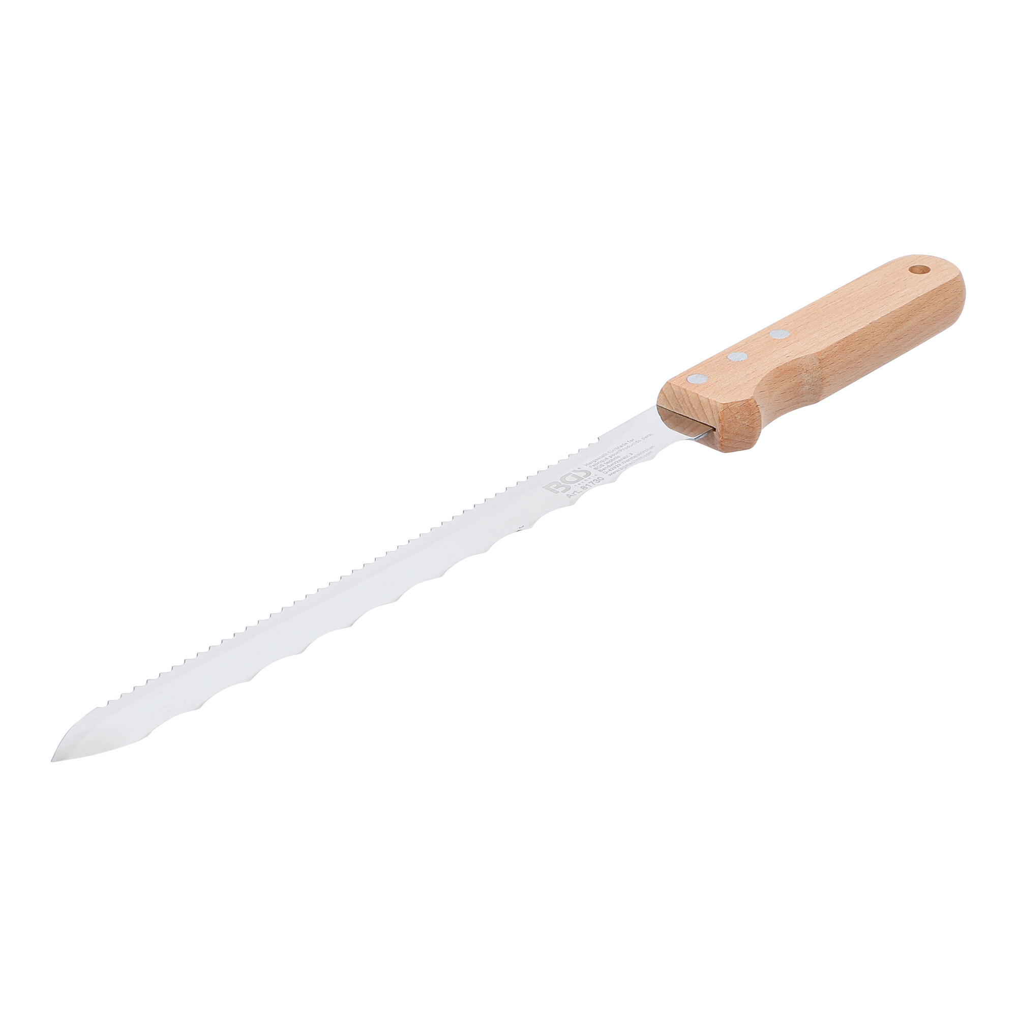 BGS Dämmstoffmesser 81730, 420 mm, Holzgriff ; BGS technic