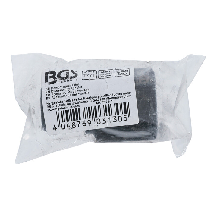 BGS Demontageadapter aus Art. 7771 7771-3, M20 x M20 x 49 mm