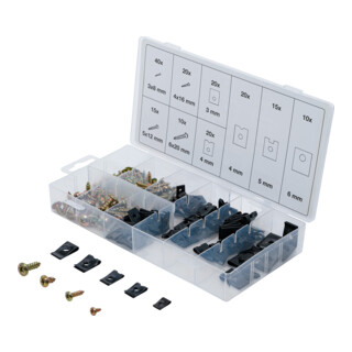 BGS Dempingsring en schroef assortiment 170 dlg.
