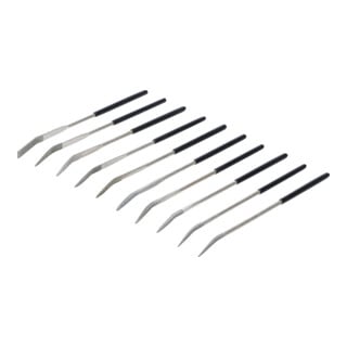 BGS Diamant-Lochfeilen-Satz gebogen 140 x 3 mm, 10-tlg.
