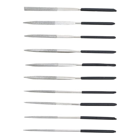 BGS Diamantfeilen-Satz gerade 140 x 3 mm, 10-tlg.