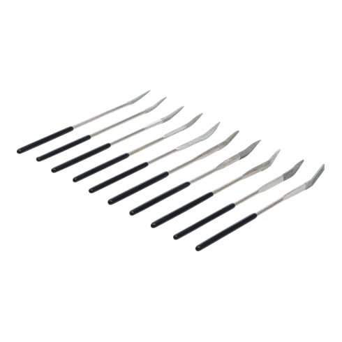 BGS Diamantgatvijlenset gebogen 140 x 3 mm, 10 dlg.