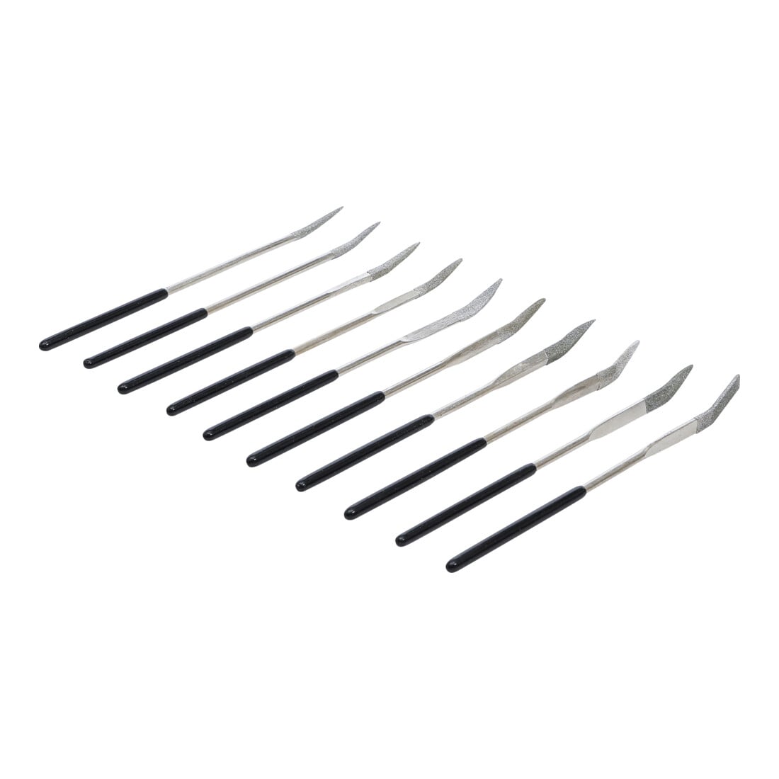 BGS Diamantgatvijlenset gebogen 140 x 3 mm, 10 dlg.