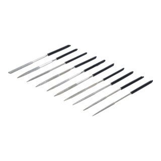 BGS Diamantvijlenset recht 140 x 3 mm, 10 dlg.
