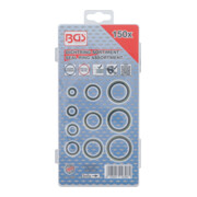 BGS Dichtring-Sortiment 9306, Metall, mit Gummi-Dichtwulst, 150-tlg.-4