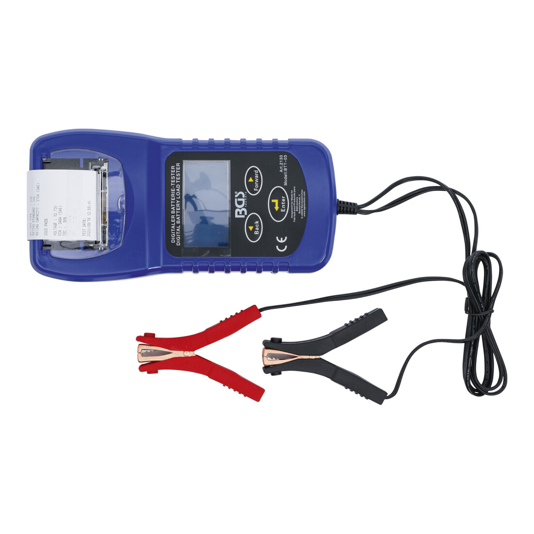 BGS Digitaal batterij- en laadsysteemtester met printer