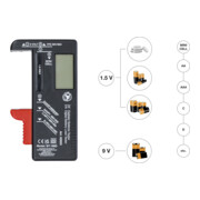 BGS Digitale accutester | 1,5 V / 9 V-2
