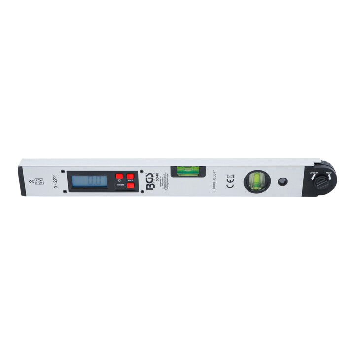 BGS Digitale LCD gradenboog met waterpas 450 mm