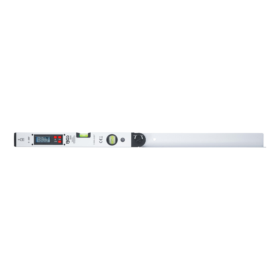BGS Digitale LCD gradenboog met waterpas 450 mm