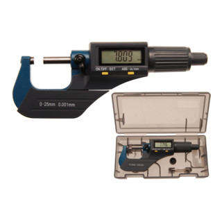 BGS Digitale micrometer 0 - 25 mm