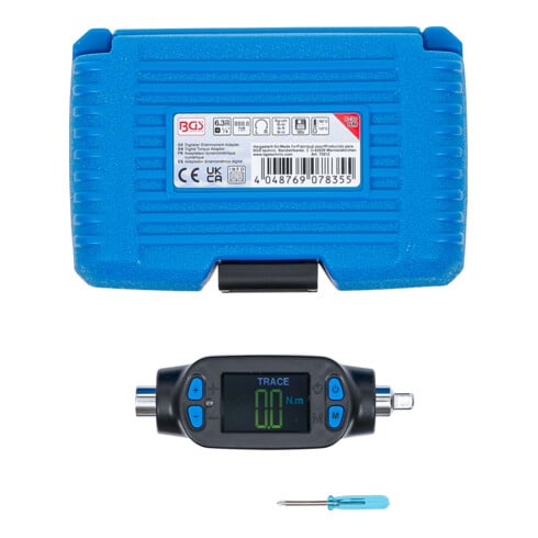 BGS Digitale moment adapter | 6,3 mm (1/4") | 6 - 30 Nm