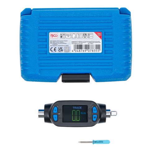 BGS Digitale moment adapter | 6,3 mm (1/4") | 6 - 30 Nm