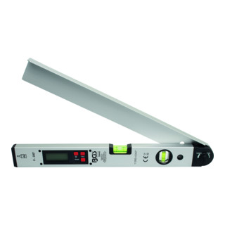 BGS Digitaler LCD-Winkelmesser mit Wasserwaage 450 mm