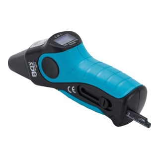 BGS Digitaler Reifendruckprüfer & Reifenprofil-Messschieber "2-IN-1"