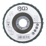 BGS Disco abrasiva a ventaglio, velo, Diametro 115 mm, grana 240-5