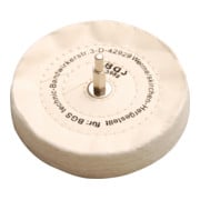 BGS Disco di lucidatura con asta, 6mm