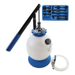 BGS Dispositivo di riempimento dell'olio del cambio da 7 l con pompa manuale e 8 adattatori