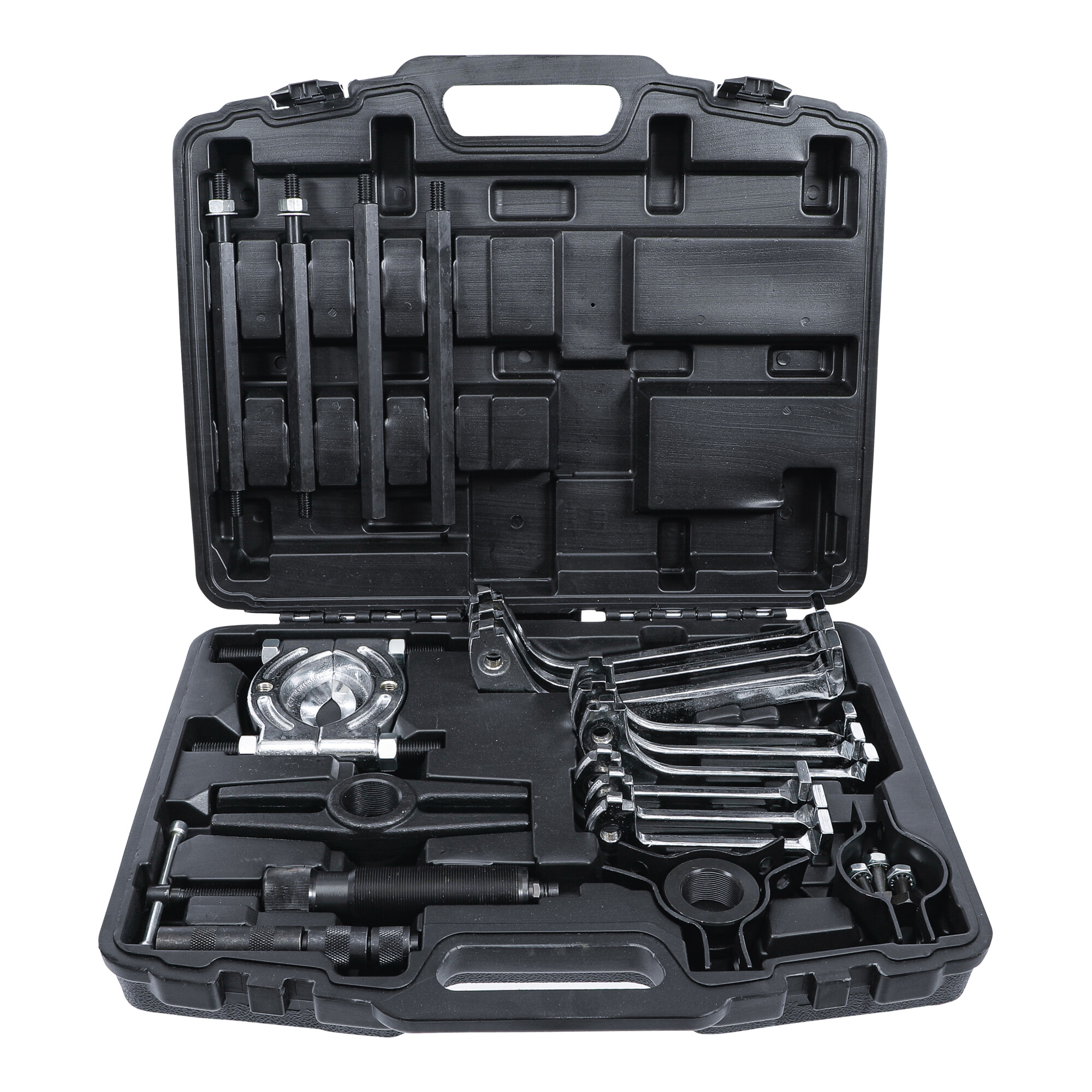 BGS DIY Abzieher-Satz hydraulisch 10 t aus Metall für Lager, Zahnräder und andere Bauteile mit einer Zugkraft bis zu 10 t, 977729