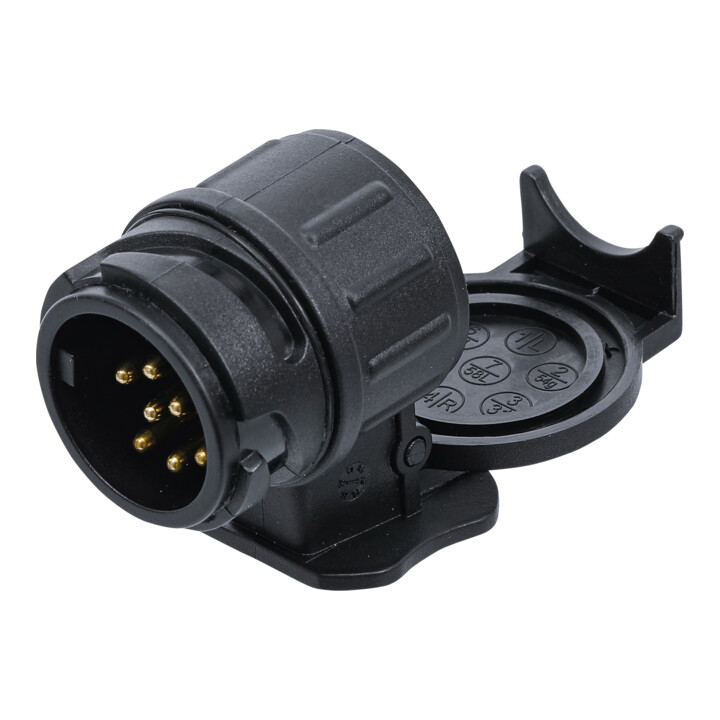 BGS Do it yourself Adapter für Anhängerstecker 13-polig auf 7-polig
