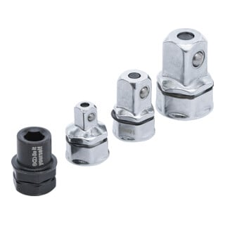 BGS Do it yourself Adapter-Satz für Ratschen-Ringschlüssel 4-tlg.