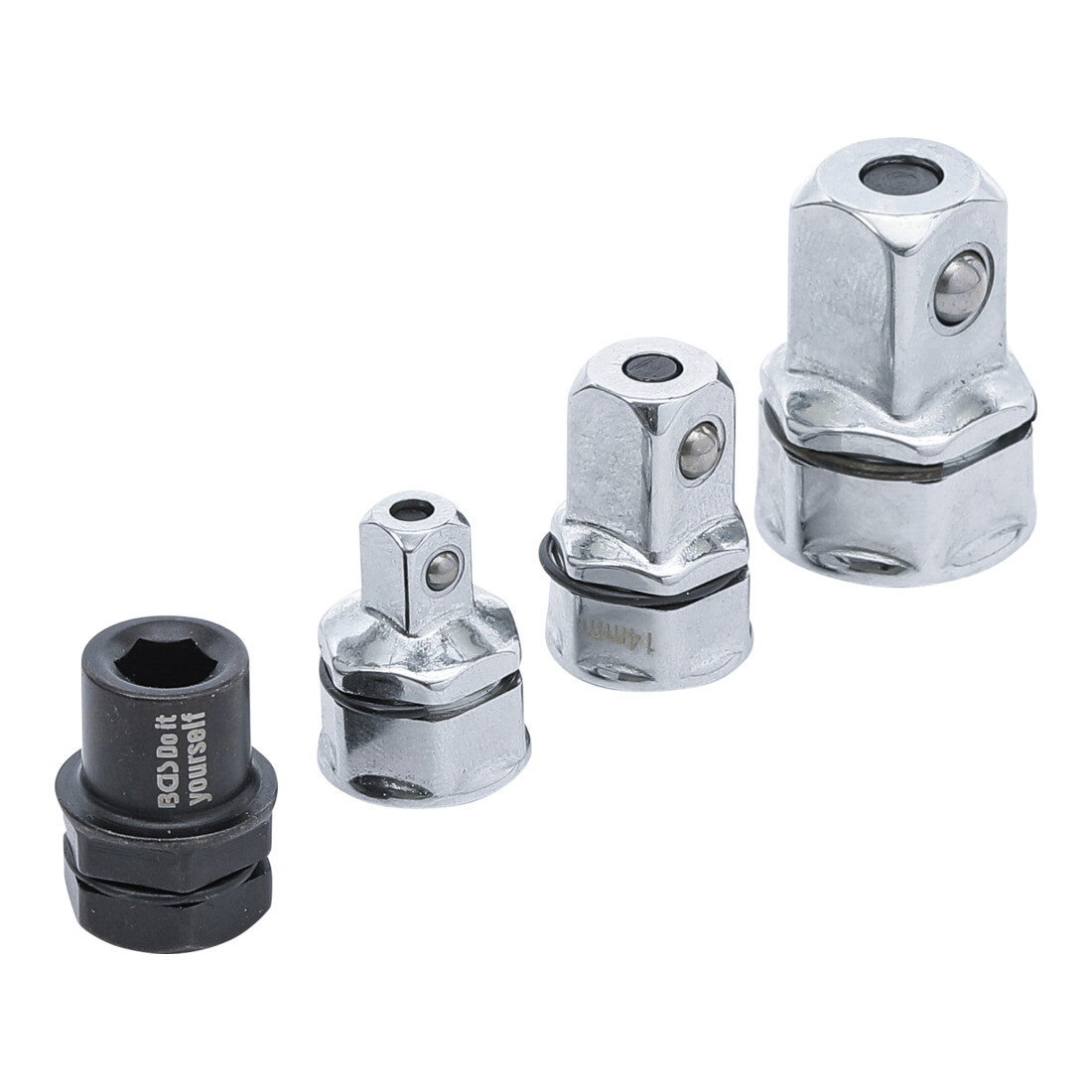 BGS Do it yourself Adapter-Satz für Ratschen-Ringschlüssel 4-tlg.
